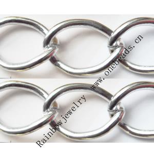 Aluminum Chains Link's Size : 26x18mm, Sold by Group