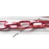 Aluminum Chains Link's Size : 13x10.3mm, Sold by Group