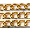 Aluminum Chains Link's Size : 15x9.8mm, Sold by Group