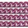 Aluminum Chains Link's Size : 13.9x9.8mm, Sold by Group  