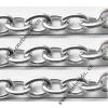 Aluminum Chains Link's Size : 13x10mm, Sold by Group  