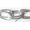 Aluminum Chains Link's Size : 28x17mm, Sold by Group  