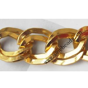 Aluminum Chains Link's Size : 20.4x16.3mm, Sold by Group  