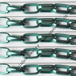 Aluminum Chains Link's Size : 14.8x8.5mm, Sold by Group  
