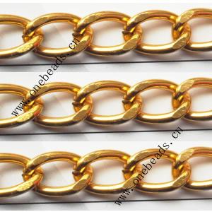 Aluminum Chains Link's Size : 14.8x9.7mm, Sold by Group  