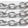 Aluminum Chains Link's Size : 12.8x9.6mm, Sold by Group  