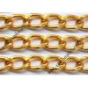Aluminum Chains Link's Size : 14.8x8.9mm, Sold by Group  