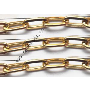 Aluminum Chains Link's Size : 16x7.8mm, Sold by Group  