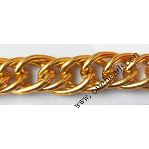 Aluminum Chains Link's Size : 15.6x10.2mm, Sold by Group  