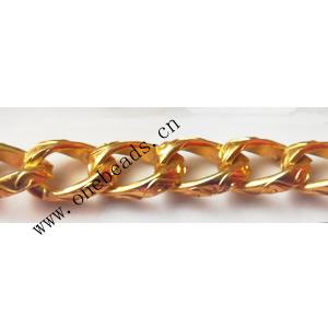 Aluminum Chains Link's Size : 11.7x7.5mm, Sold by Group  