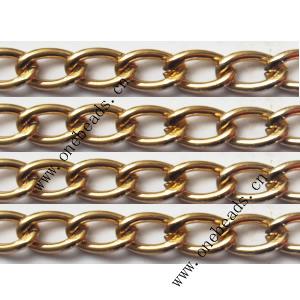 Aluminum Chains Link's Size : 11.6x6.7mm, Sold by Group  