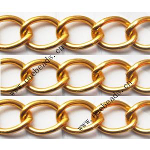Aluminum Chains Link's Size : 11.7x8.4mm, Sold by Group  
