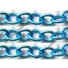 Aluminum Chains Link's Size : 10.4x8.2mm, Sold by Group  