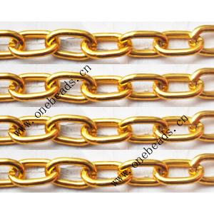 Aluminum Chains Link's Size : 11.7x7.2mm, Sold by Group  