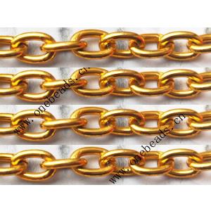 Aluminum Chains Link's Size : 10x7mm, Sold by Group  