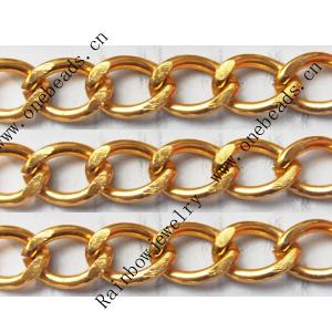 Aluminum Chains Link's Size : 11.6x8.3mm, Sold by Group  
