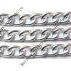 Aluminum Chains Link's Size : 10x6.8mm, Sold by Group  