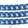 Aluminum Chains Link's Size : 10x6.8mm, Sold by Group  
