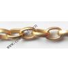 Aluminum Chains Link's Size : 8.6x6.2mm, Sold by Group  