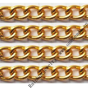 Aluminum Chains Link's Size : 8.2x6mm, Sold by Group  