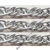 Aluminum Chains Link's Size : 11x8.2mm, Sold by Group  