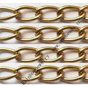 Aluminum Chains Link's Size : 12.1x6.7mm, Sold by Group  