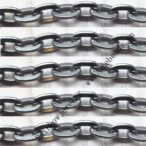 Aluminum Chains Link's Size : 8.5x6.1mm, Sold by Group  