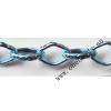 Aluminum Chains Link's Size : 11.4x8mm, Sold by Group  