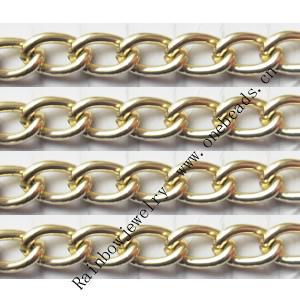 Aluminum Chains Link's Size : 8.7x5.6mm, Sold by Group  