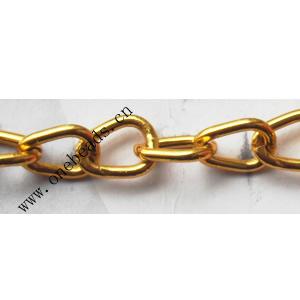 Aluminum Chains Link's Size : 9x7mm, Sold by Group  