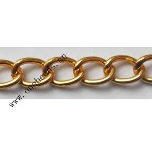 Aluminum Chains Link's Size : 9.3x6.4mm, Sold by Group  