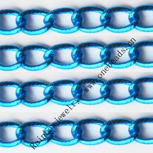 Aluminum Chains Link's Size : 9.4x6.3mm, Sold by Group  