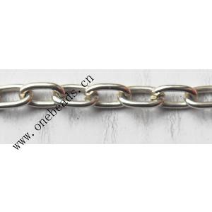 Aluminum Chains Link's Size : 7.4x4.8mm, Sold by Group  