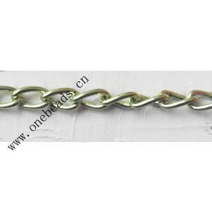 Aluminum Chains Link's Size : 8.3x4.7mm, Sold by Group  
