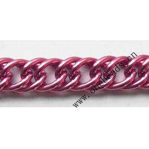 Aluminum Chains Link's Size : 8.7x6.7mm, Sold by Group  