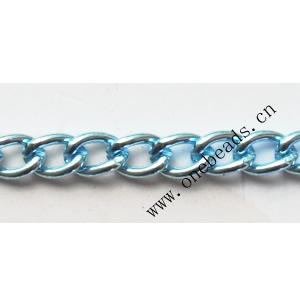 Aluminum Chains Link's Size : 5.5x3.6mm, Sold by Group  