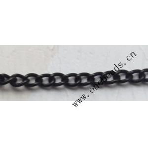 Aluminum Chains Link's Size : 4.4x2.8mm, Sold by Group  