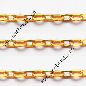 Aluminum Chains Link's Size : 4.4x3.1mm, Sold by Group  