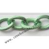 Aluminum Chains Link's Size : 27.5x20mm, Sold by Group  