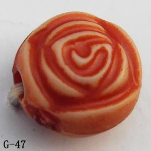 Imitate Wood Acrylic Beads, Coin, 10x10x4mm, Hole:1mm, Sold by Bag