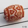 Imitate Wood Acrylic Beads, Drum, 8x7mm, Hole:3mm, Sold by Bag