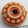 Imitate Wood Acrylic Beads, Donut, 18x18x8mm, Hole:3mm, Sold by Bag