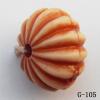 Imitate Wood Acrylic Beads, Fluted Rondelle, 8x12mm, Hole:1.5mm, Sold by Bag