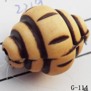 Imitate Wood Acrylic Beads, Lantern, 14x12mm, Hole:2mm, Sold by Bag