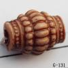 Imitate Wood Acrylic Beads, Lantern, 15x11mm, Hole:3.5mm, Sold by Bag