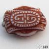 Imitate Wood Acrylic Beads, 9x12x6mm, Hole:2mm, Sold by Bag