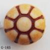 Imitate Wood Acrylic Beads, Round, 12x12mm, Hole:2.5mm, Sold by Bag