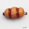 Imitate Wood Acrylic Beads, Bicone, 11x14mm, Hole:1mm, Sold by Bag