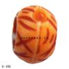 Imitate Wood Acrylic Beads-Spacer, 5x7mm, Hole:3mm, Sold by Bag