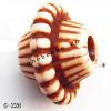 Imitate Wood Acrylic Beads, Bicone, 11x16mm, Hole:3.5mm, Sold by Bag